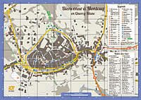 Town Map for Montcuq en Quercy Blanc