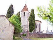 L'église Saint-Nicolas de Bovila à Fargues, canton de Montcuq en Quercy Blanc